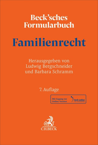 Beck'sches Formularbuch Familienrecht