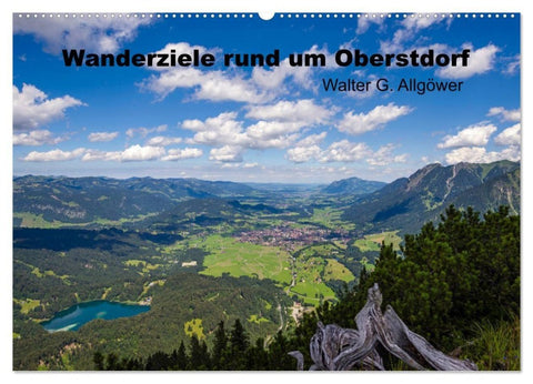Wanderziele rund um Oberstdorf (Wandkalender 2027 DIN A2 quer), CALVENDO Monatskalender