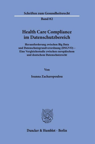 Health Care Compliance im Datenschutzbereich