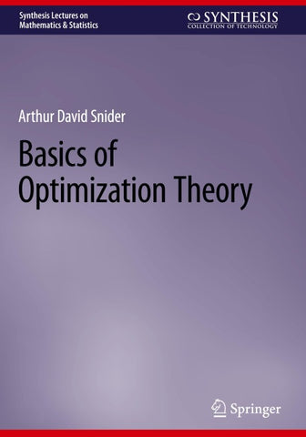 Basics of Optimization Theory