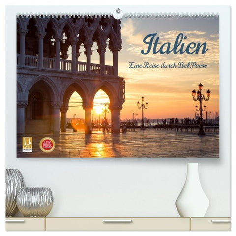 Italien - Eine Reise durch Bel Paese (hochwertiger Premium Wandkalender 2027 DIN A2 quer), Kunstdruck in Hochglanz