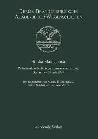 Studia Manichaica