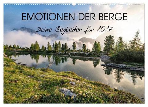 Emotionen der Berge (Wandkalender 2027 DIN A2 quer), CALVENDO Monatskalender