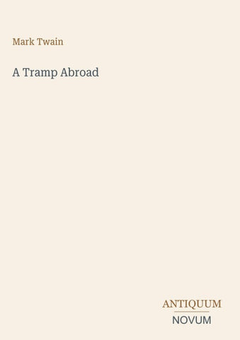 A Tramp Abroad