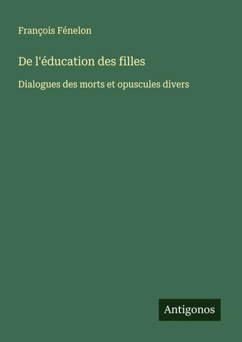 De l'éducation des filles