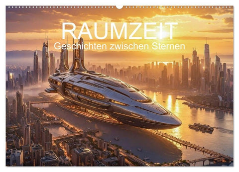 Raumzeit. Geschichten zwischen Sternen (Wandkalender 2027 DIN A2 quer), CALVENDO Monatskalender