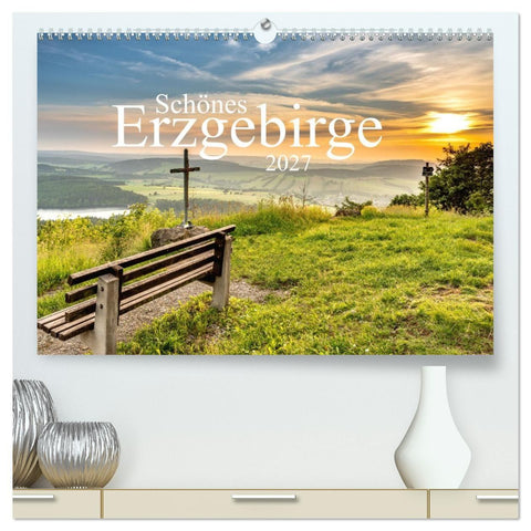 Schönes Erzgebirge (hochwertiger Premium Wandkalender 2027 DIN A2 quer), Kunstdruck in Hochglanz