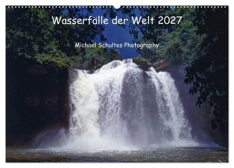 Wasserfälle der Welt 2027 (Wandkalender 2027 DIN A2 quer), CALVENDO Monatskalender