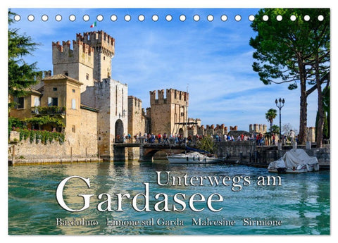 Unterwegs am Gardasee (Tischkalender 2027 DIN A5 quer), CALVENDO Monatskalender