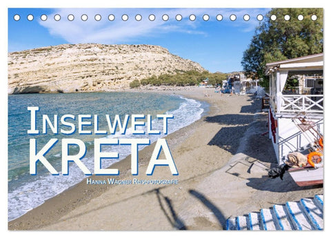 Inselwelt Kreta (Tischkalender 2026 DIN A5 quer), CALVENDO Monatskalender