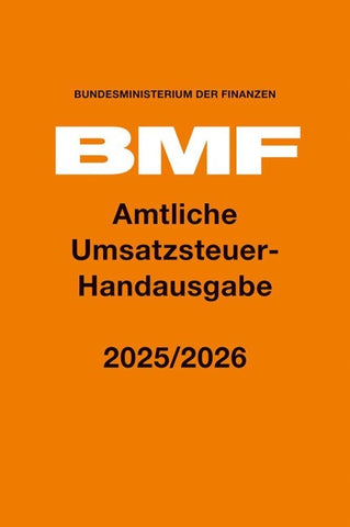 Amtliche Umsatzsteuer-Handausgabe 2025/2026