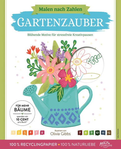 Malen nach Zahlen - Gartenzauber
