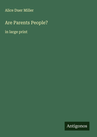 Are Parents People?