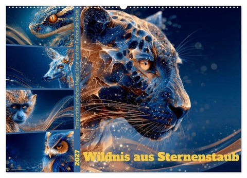 Wildnis aus Sternenstaub (Wandkalender 2027 DIN A2 quer), CALVENDO Monatskalender