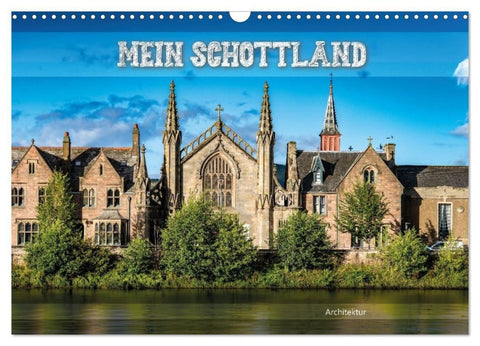 Mein Schottland - Architektur (Wandkalender 2026 DIN A3 quer), CALVENDO Monatskalender