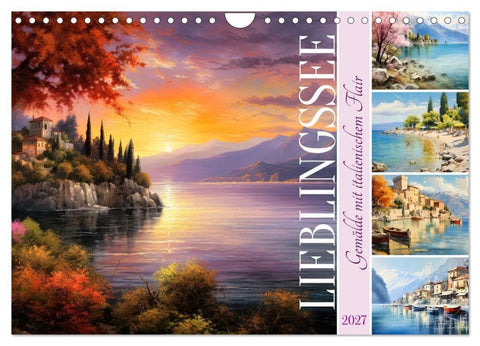 Lieblingssee (Wandkalender 2027 DIN A4 quer), CALVENDO Monatskalender