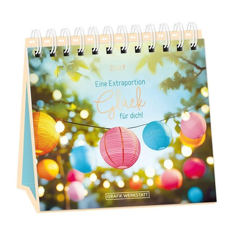 Tischkalender 2027 Extraportion Glück