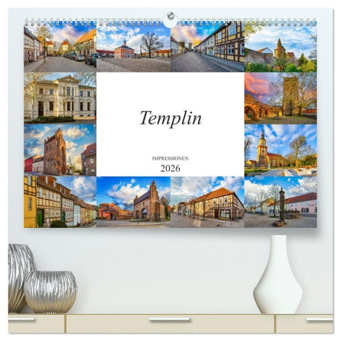 Templin Impressionen (hochwertiger Premium Wandkalender 2026 DIN A2 quer), Kunstdruck in Hochglanz