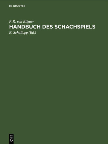 Handbuch des Schachspiels