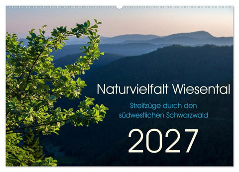Naturvielfalt Wiesental (Wandkalender 2027 DIN A2 quer), CALVENDO Monatskalender