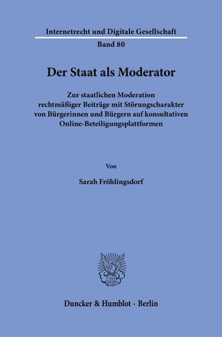 Der Staat als Moderator