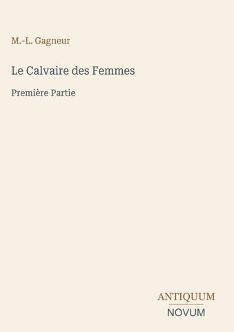 Le Calvaire des Femmes