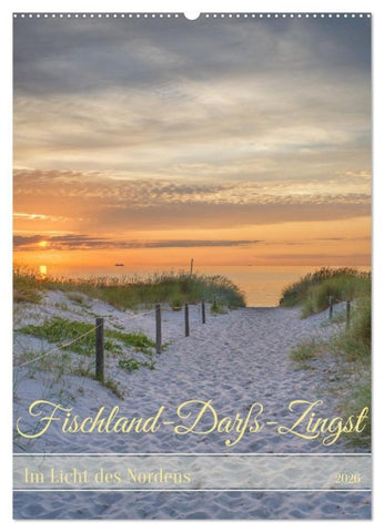 Fischland-Darß-Zingst - Im Licht des Nordens (Wandkalender 2026 DIN A2 hoch), CALVENDO Monatskalender