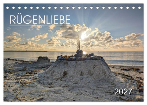 Rügenliebe 2027 (Tischkalender 2027 DIN A5 quer), CALVENDO Monatskalender