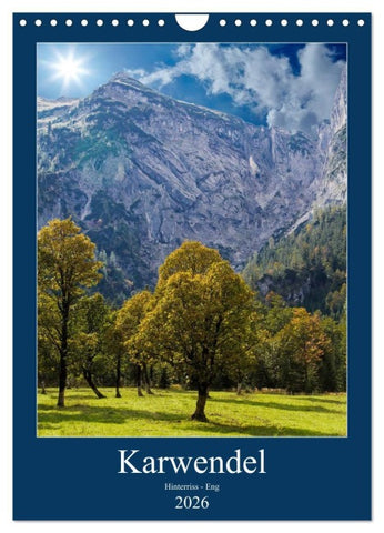 Karwendel - Hinterriss-Eng (Wandkalender 2026 DIN A4 hoch), CALVENDO Monatskalender
