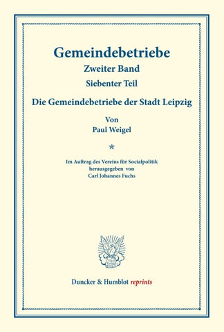 Die Gemeindebetriebe der Stadt Leipzig.