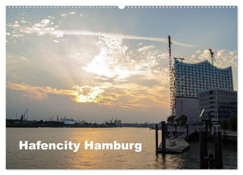 Hafencity Hamburg - die Perspektive (Wandkalender 2026 DIN A2 quer), CALVENDO Monatskalender