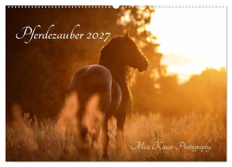 Pferdezauber 2027 (Wandkalender 2027 DIN A2 quer), CALVENDO Monatskalender