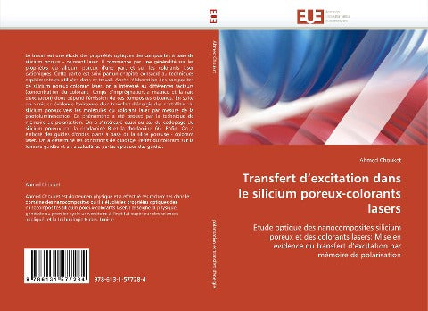 Transfert d'excitation dans le silicium poreux-colorants lasers