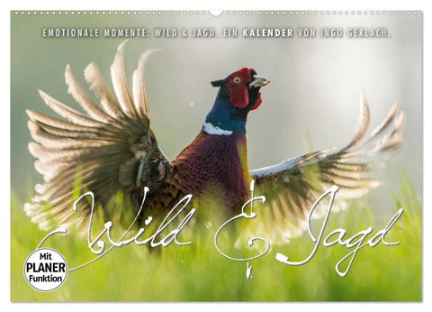 Emotionale Momente: Wild und Jagd. (Wandkalender 2026 DIN A2 quer), CALVENDO Monatskalender