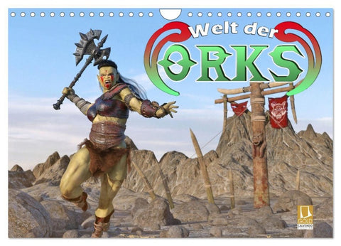 Welt der Orks (Wandkalender 2027 DIN A4 quer), CALVENDO Monatskalender