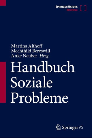 Handbuch Soziale Probleme