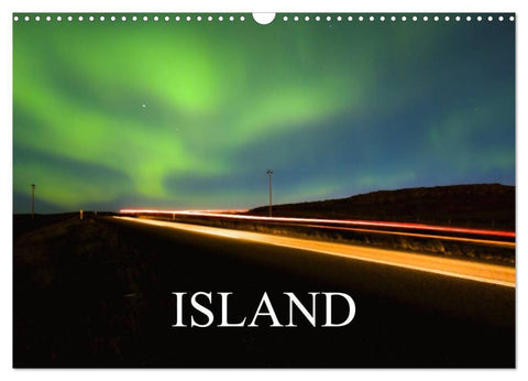 Island (Wandkalender 2027 DIN A3 quer), CALVENDO Monatskalender