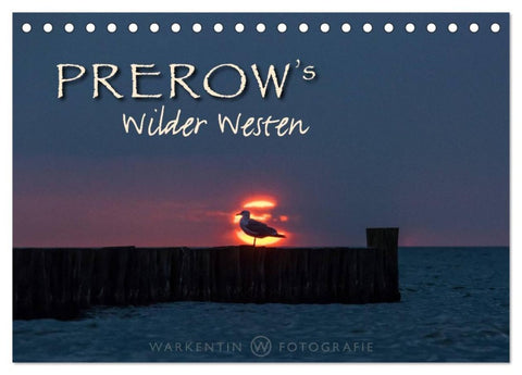 Prerows Wilder Westen (Tischkalender 2026 DIN A5 quer), CALVENDO Monatskalender