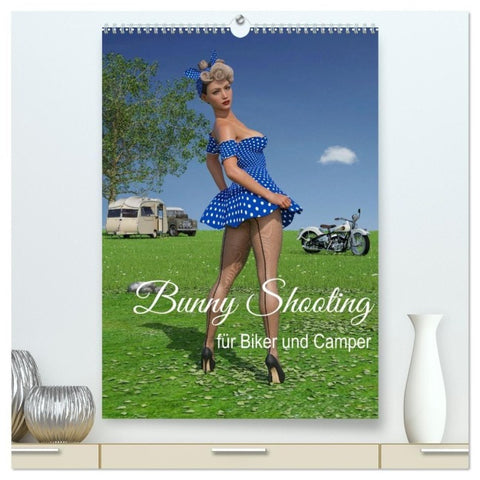 Bunny Shooting (hochwertiger Premium Wandkalender 2027 DIN A2 hoch), Kunstdruck in Hochglanz