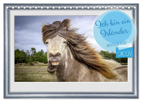 Ich bin ein Isländer (Tischkalender 2027 DIN A5 quer), CALVENDO Monatskalender
