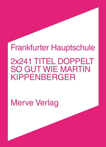 2x241 Titel doppelt so gut wie Martin Kippenberger