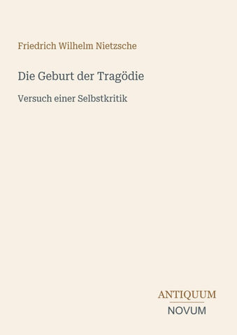 Die Geburt der Tragödie
