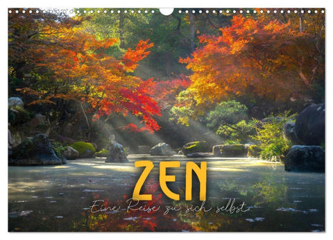 ZEN - Eine Reise zu sich selbst (Wandkalender 2026 DIN A3 quer), CALVENDO Monatskalender