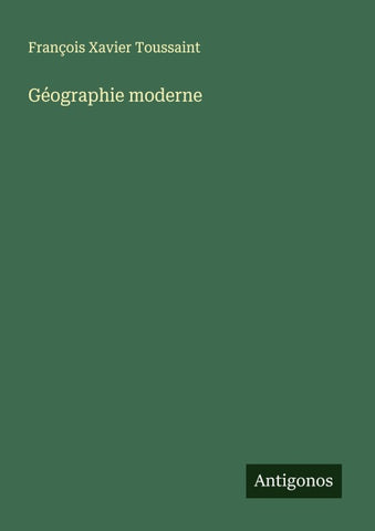 Géographie moderne