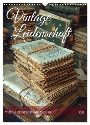 Vintage Leidenschaft (Wandkalender 2027 DIN A3 hoch), CALVENDO Monatskalender