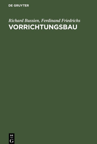 Vorrichtungsbau