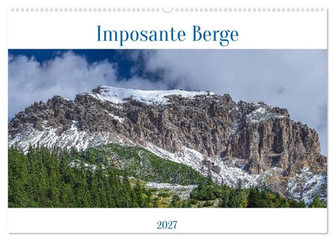 Imposante Berge (Wandkalender 2027 DIN A2 quer), CALVENDO Monatskalender