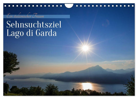 Sehnsuchtsziel Lago di Garda (Wandkalender 2027 DIN A4 quer), CALVENDO Monatskalender