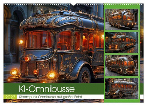 KI-Omnibusse (Wandkalender 2027 DIN A2 quer), CALVENDO Monatskalender