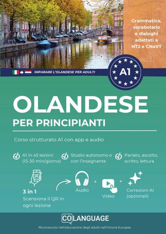 Imparare l'olandese per principianti: Corso strutturato A1 con app e audio